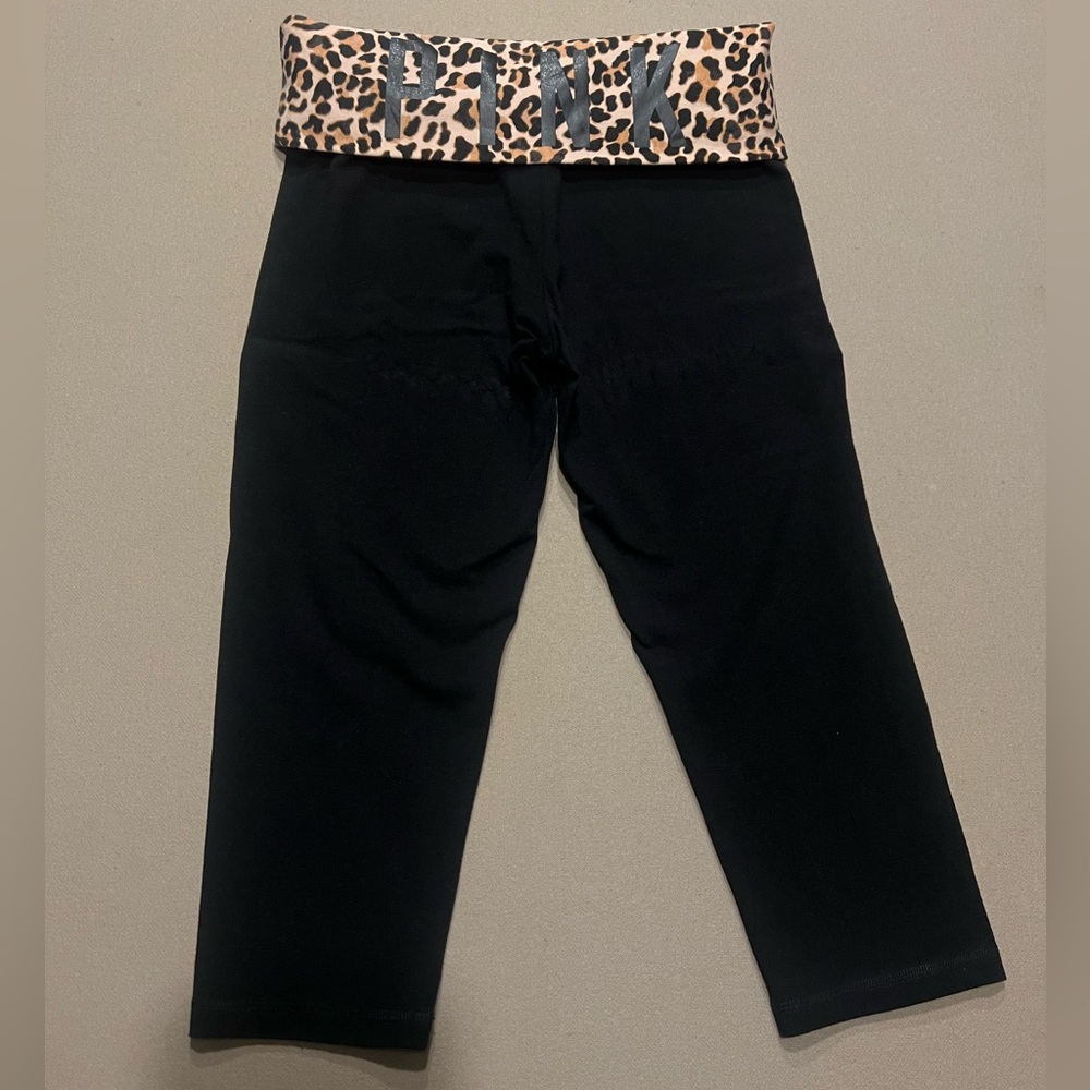 Victoria’s Secret PINK Fold Over Yoga Crop Legging Size S